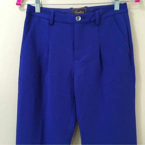 Buckley tailors dress pants hi rise royal blue - Picture 8 of 12